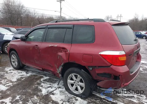 2008 Toyota Highlander from USA, damaged, VIN JTEDS41A082054923